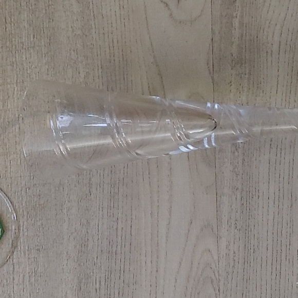 Shannon Crystal Champagne Flutes Spiral Stemware by GODINGER Wedding 10.75” Tall - Picture 3 of 3